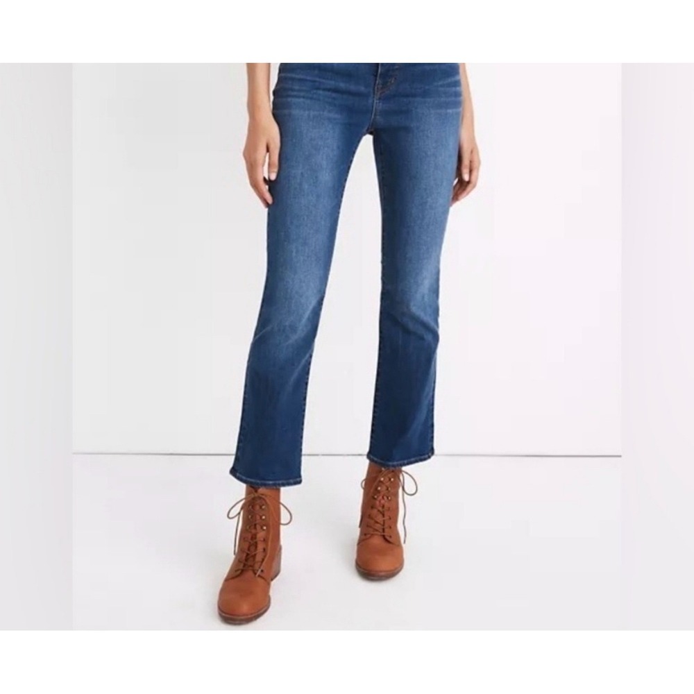 Madewell Cali Demi-Boot Jeans High Rise Medium Wash Blue Size 32